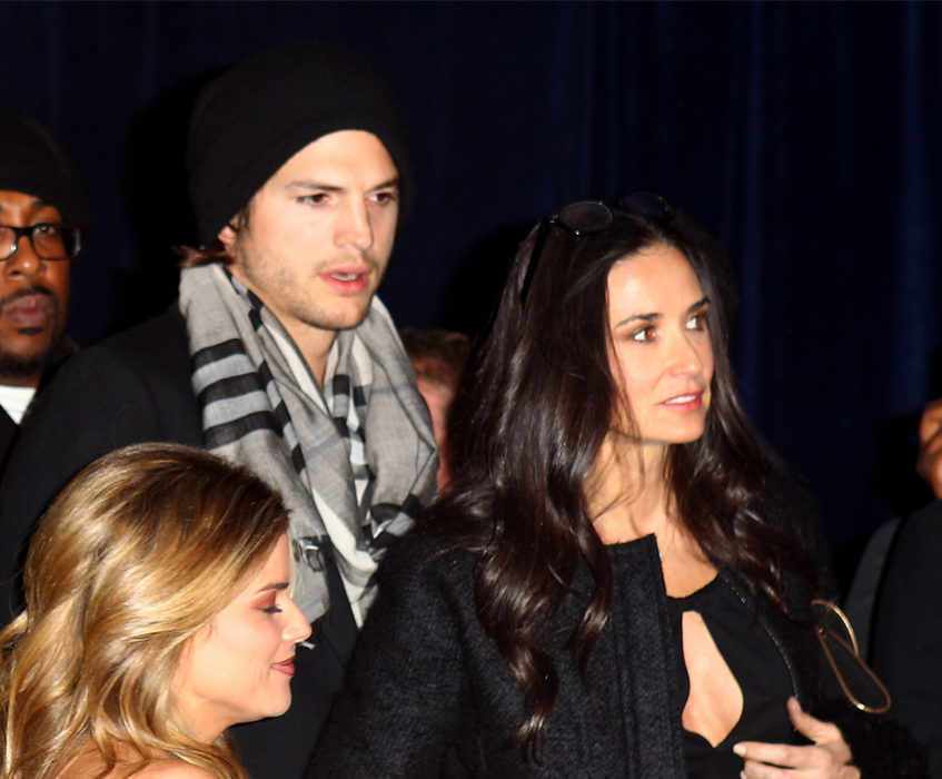 Эштон Кутчер и Деми Мур