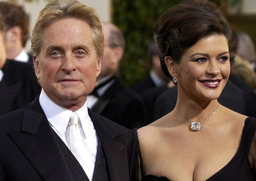 Актеры Майкл Дуглас и Кэтрин Зета-Джонс