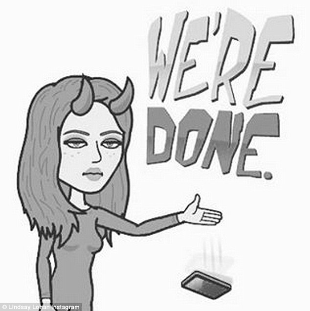 Фото из инсты Лохан