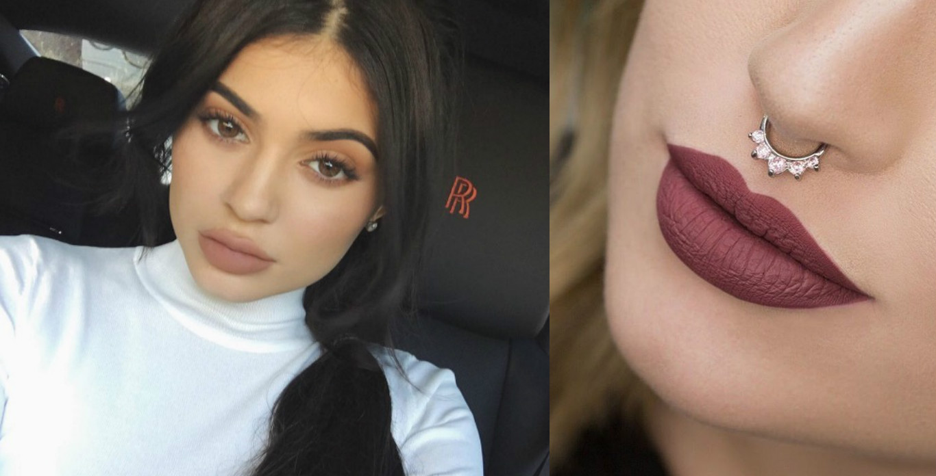 Кайли Дженнер губы