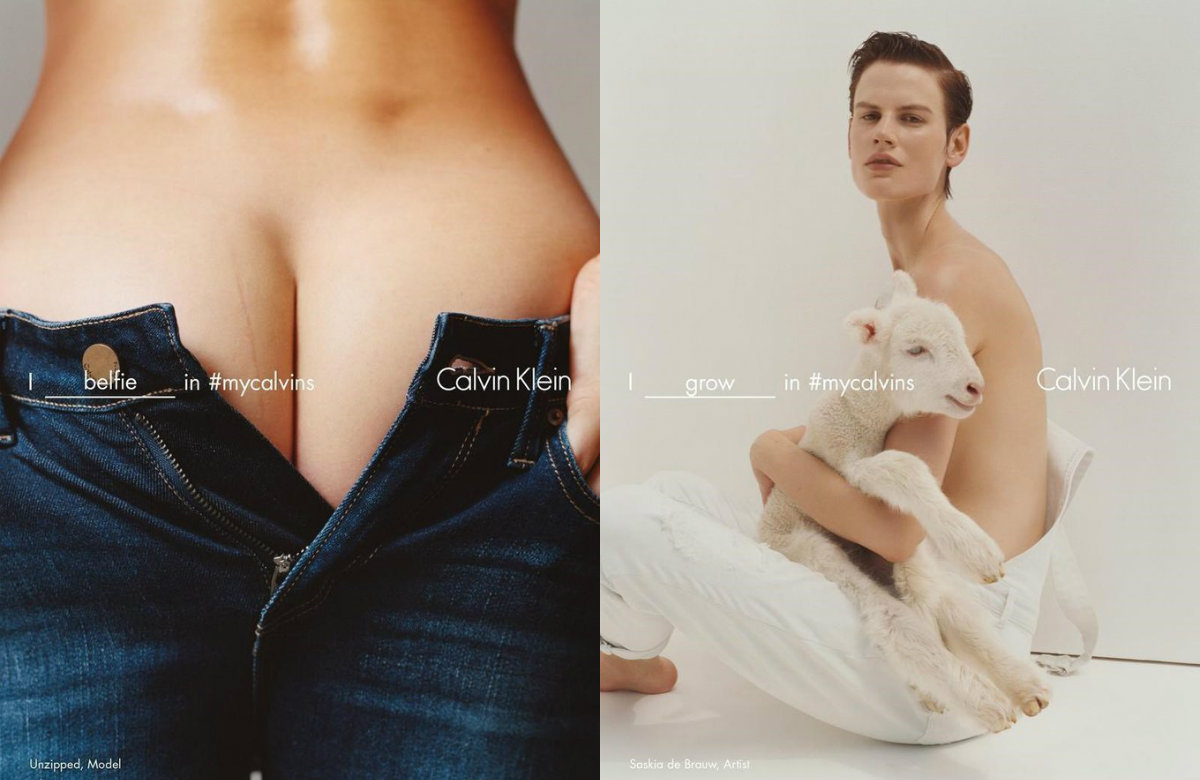 collageghhv - Эпатажная рекламная кампания бренда Calvin Klein.