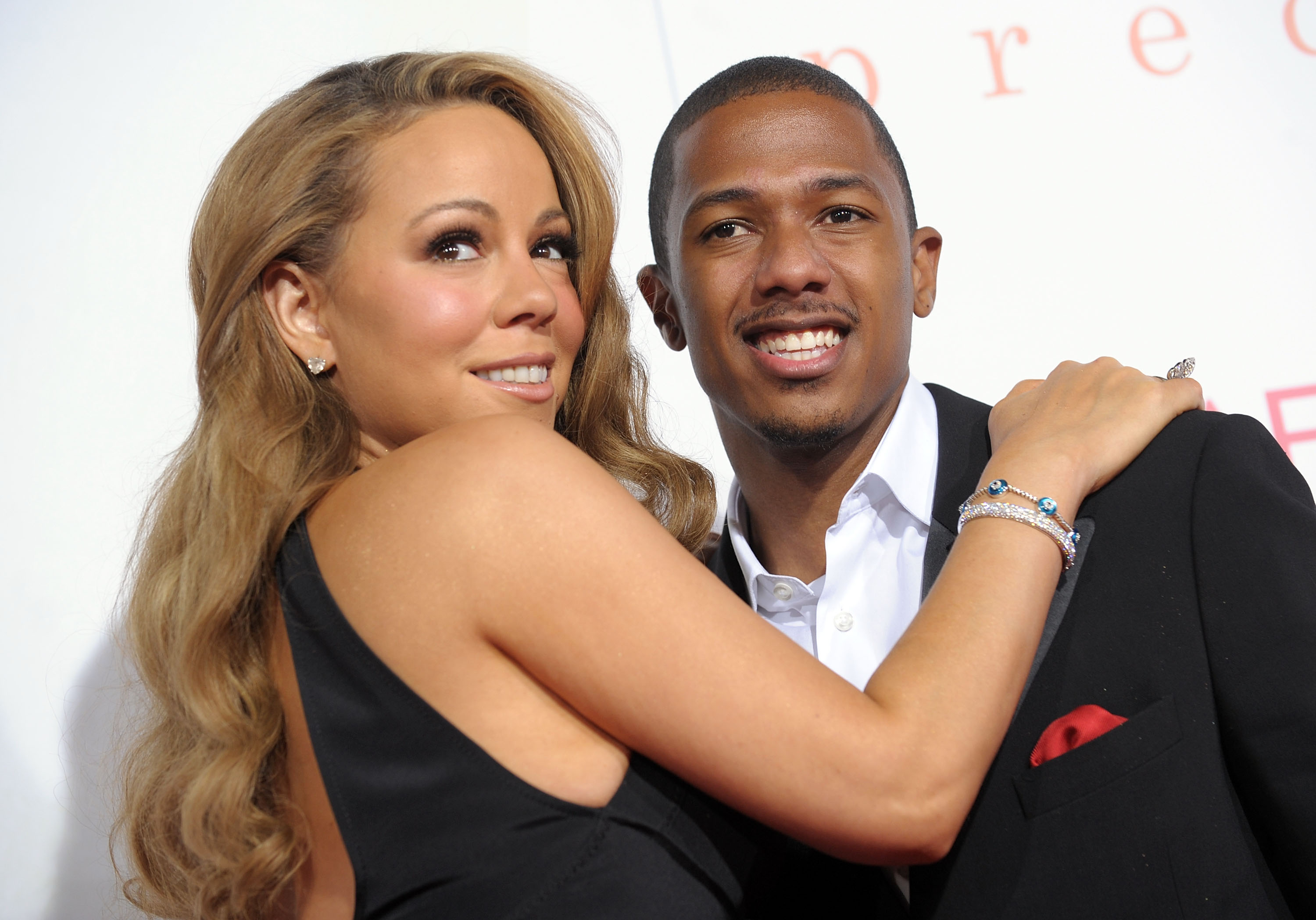 HOLLYWOOD - NOVEMBER 01: Actress/singer Mariah Carey (L) and actor Nick Cannon arrive at the screening of "Precious: Based On The Novel PUSH By Sapphire" during AFI FEST 2009 held at Graumans Chinese Theatre on November 1, 2009 in Hollywood, California. (Photo by Kevin Winter/Getty Images for AFI)