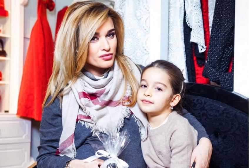 Ксения Бородина с дочкой Машей