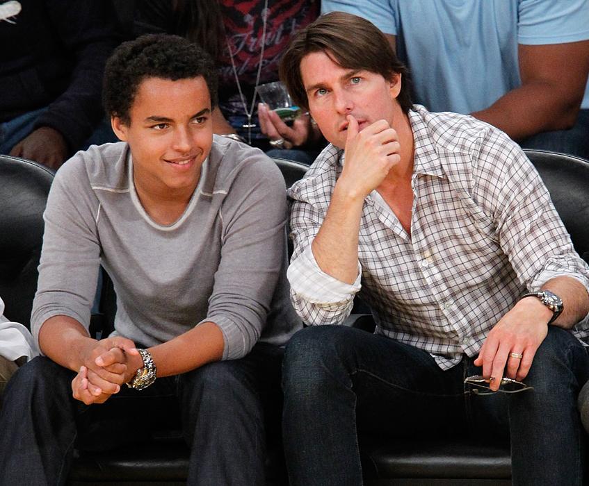 Том Круз с сыном