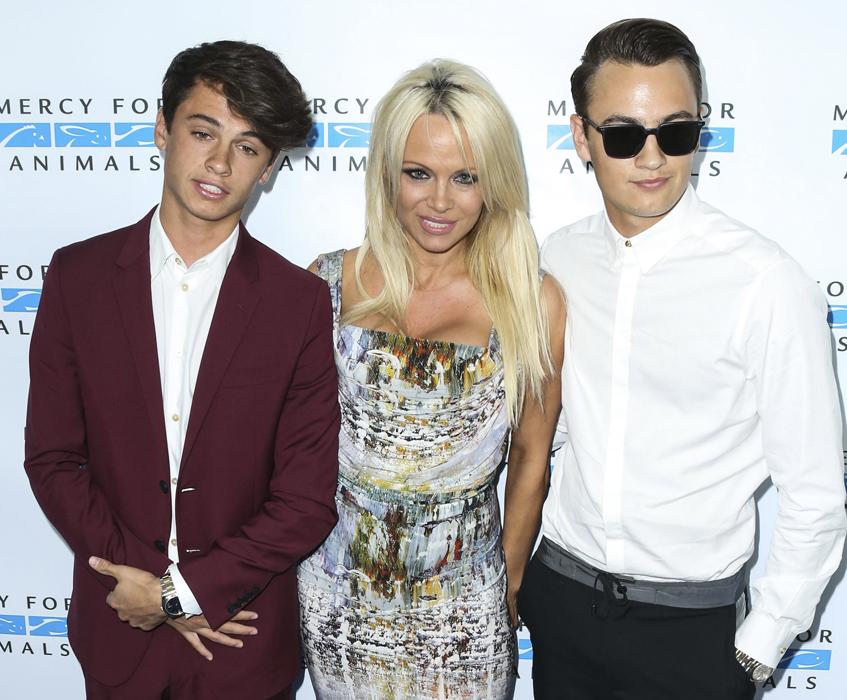 Памела Андерсон с сыном