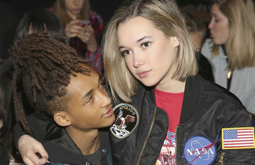 Джейден Смит с девушкой