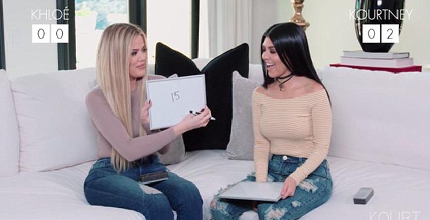 Хлои Кардашьян и Кортни Кардашьян