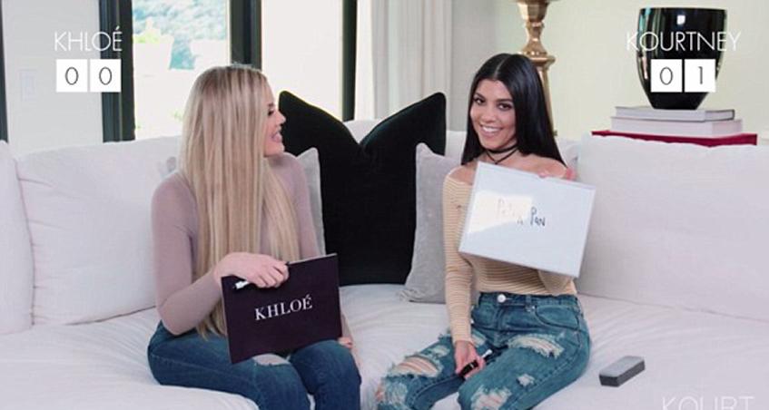 Хлои Кардашьян с сестрой