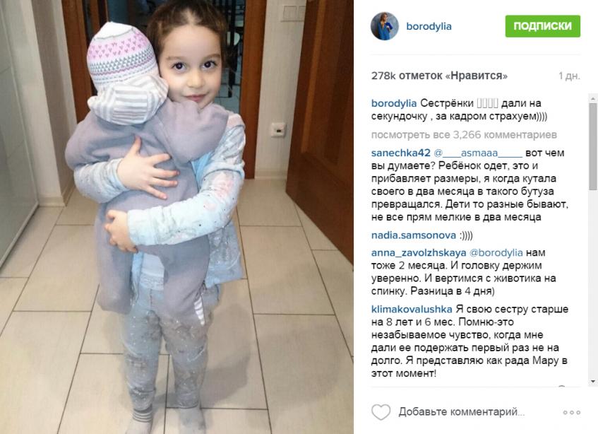 Дочка Ксении Бородиной