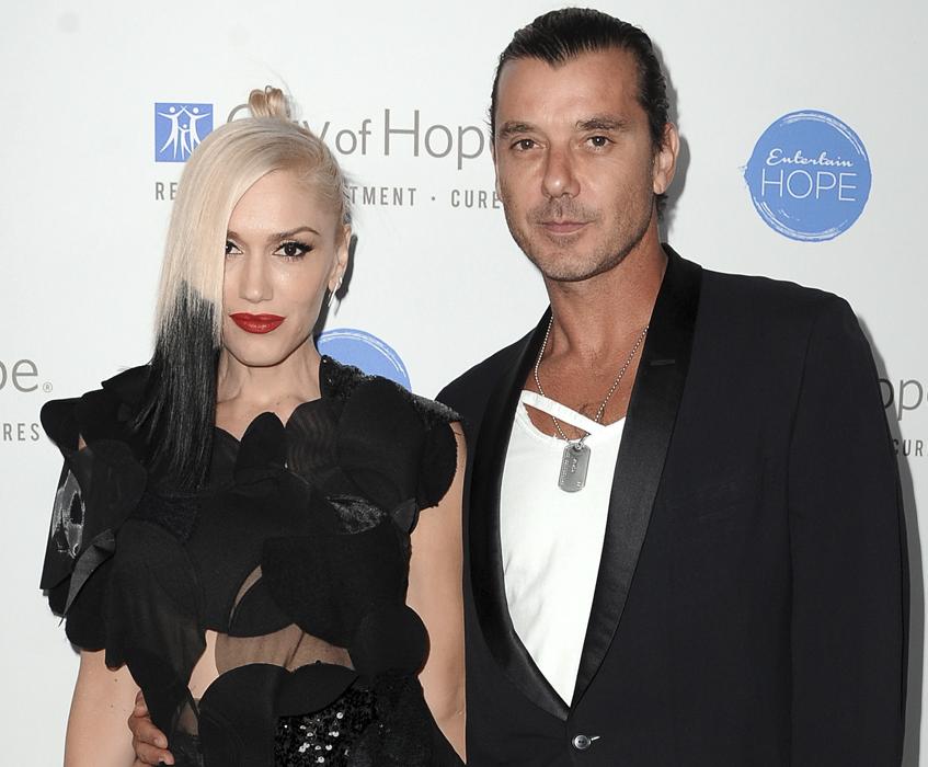 Гвен Стефани и Гэвин Росдейл