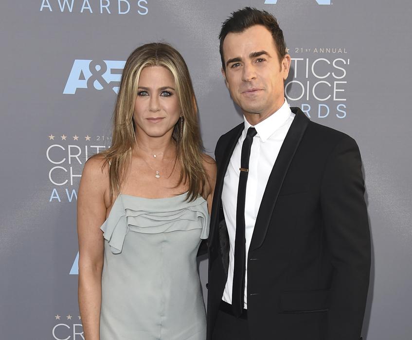 Дженнифер Энистон и Джастин Теру