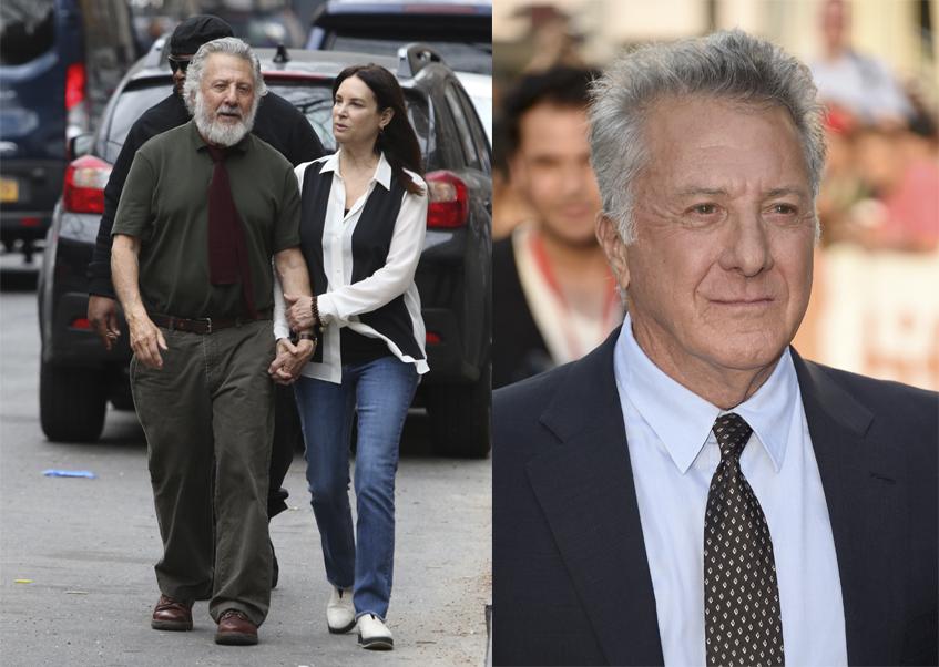 Дастин Хоффман с супругой