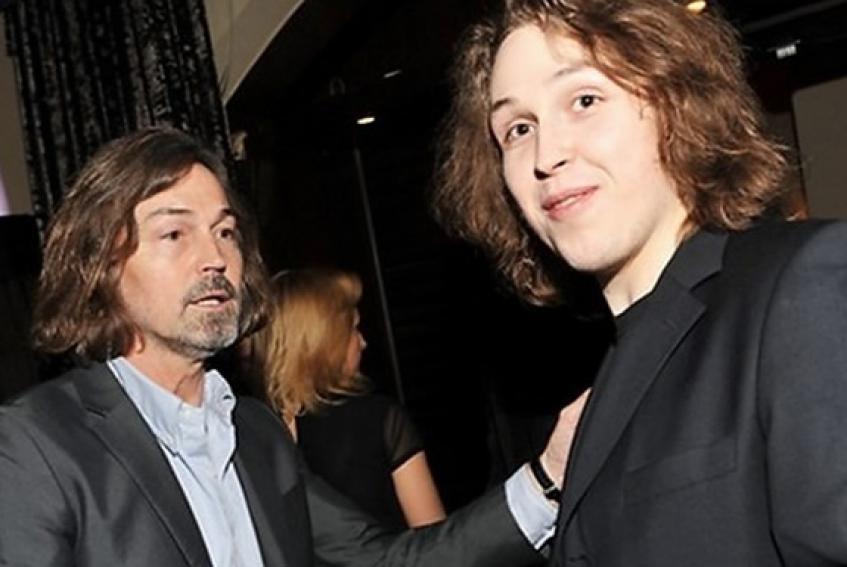 Никос Сафронов с сыном