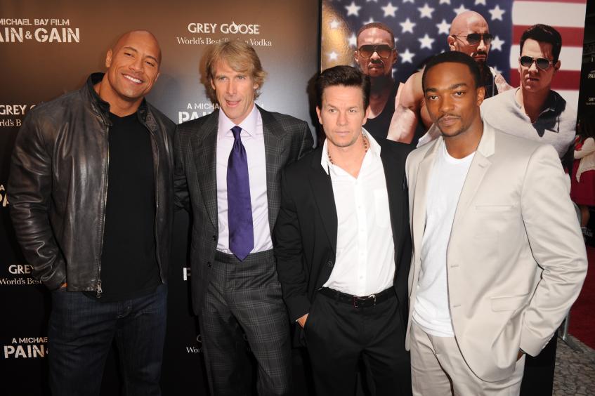 Марк Уолберг и Дуэйн Джонсон