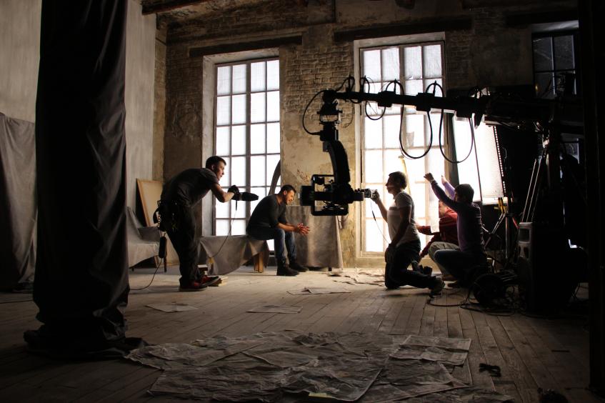 Съемки клипа "Давай найдем друг друга"