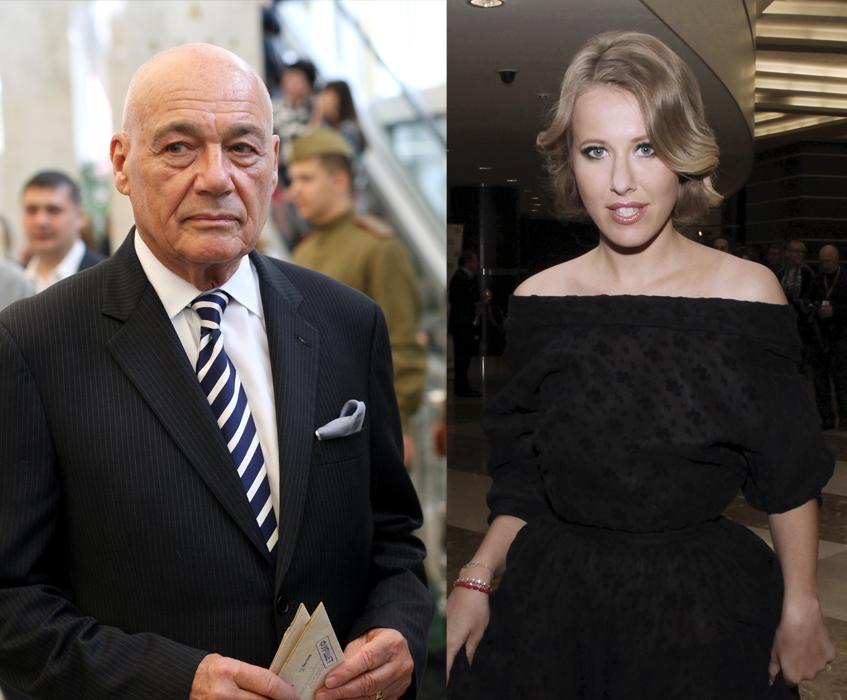 Владимир Познер и Ксения Собчак