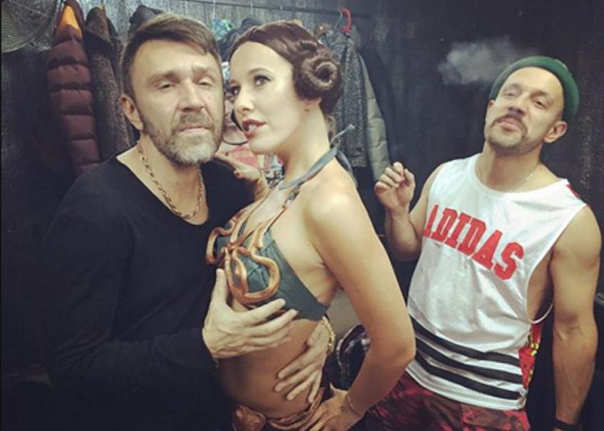 Сергей Шнуров и Ксения Собчак