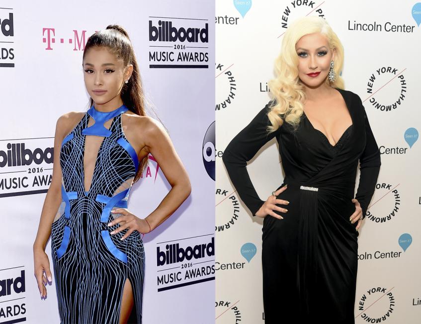 Кристина Агилера и Ариана Гранде