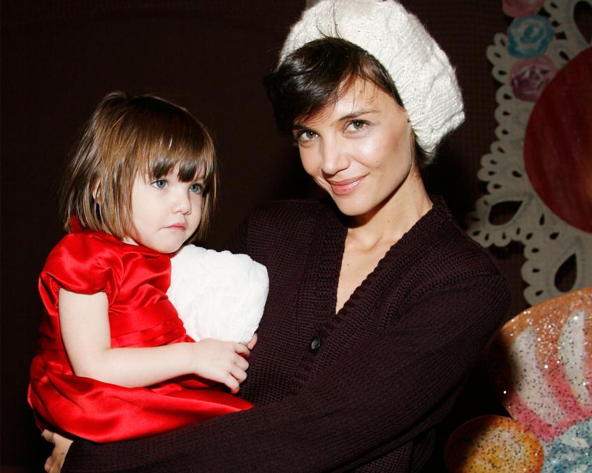 Кэти Холмс с дочерью