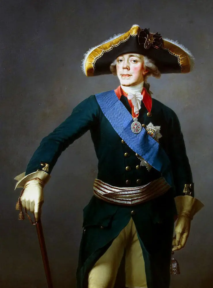 Портрет Павла I, Степан Щукин, 1797 г. (Симферопольский художественный музей)