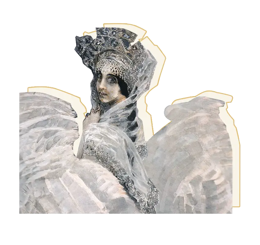 Царевна-Лебедь, Михаил Врубель, 1900 г. (Государственная Третьяковская галерея)