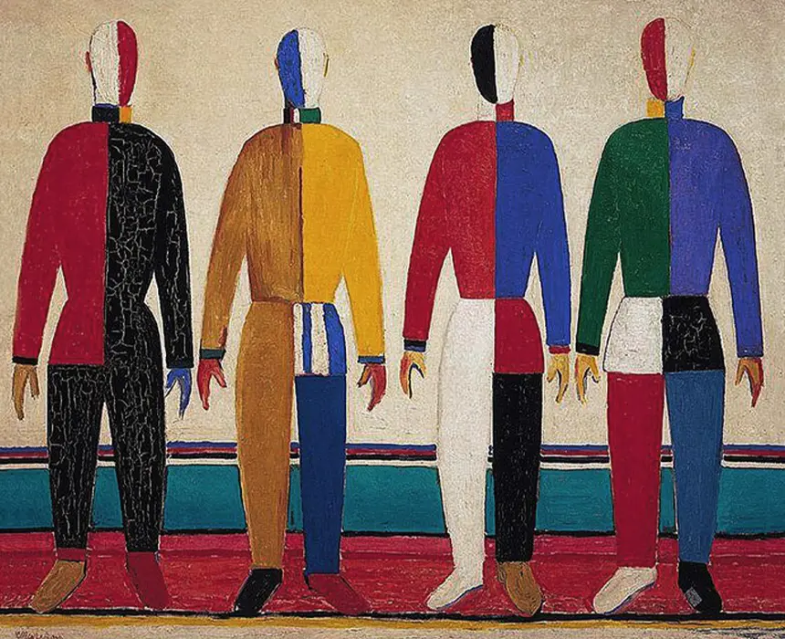 Спортсмены, Казимир Малевич, 1931 г. (Государственный Русский музей)