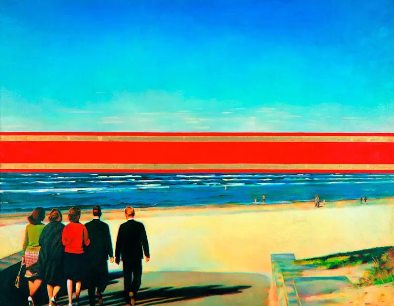 Горизонт, Эрик Булатов, 1971–1972 гг. (Музей искусства авангарда)