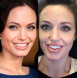 Дипфейк. Angelina Jolie учит свою дочку трахаться с ее новым парнем!