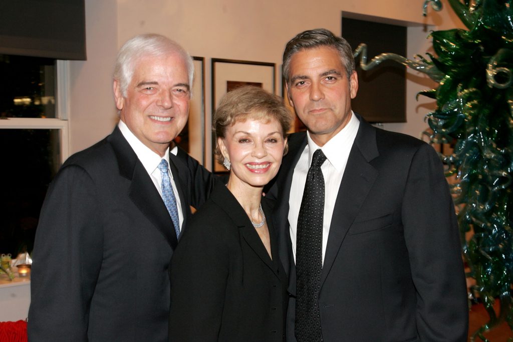 Джордж Клуни с родителями