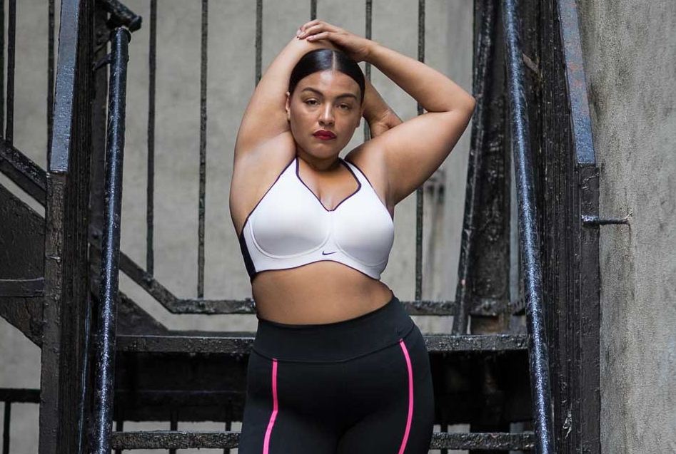 Plus size store nike model