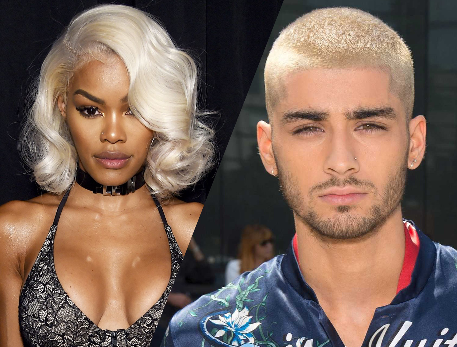 Голосуем Зейн и Тейана Тейлор. Кому больше идет блонд?