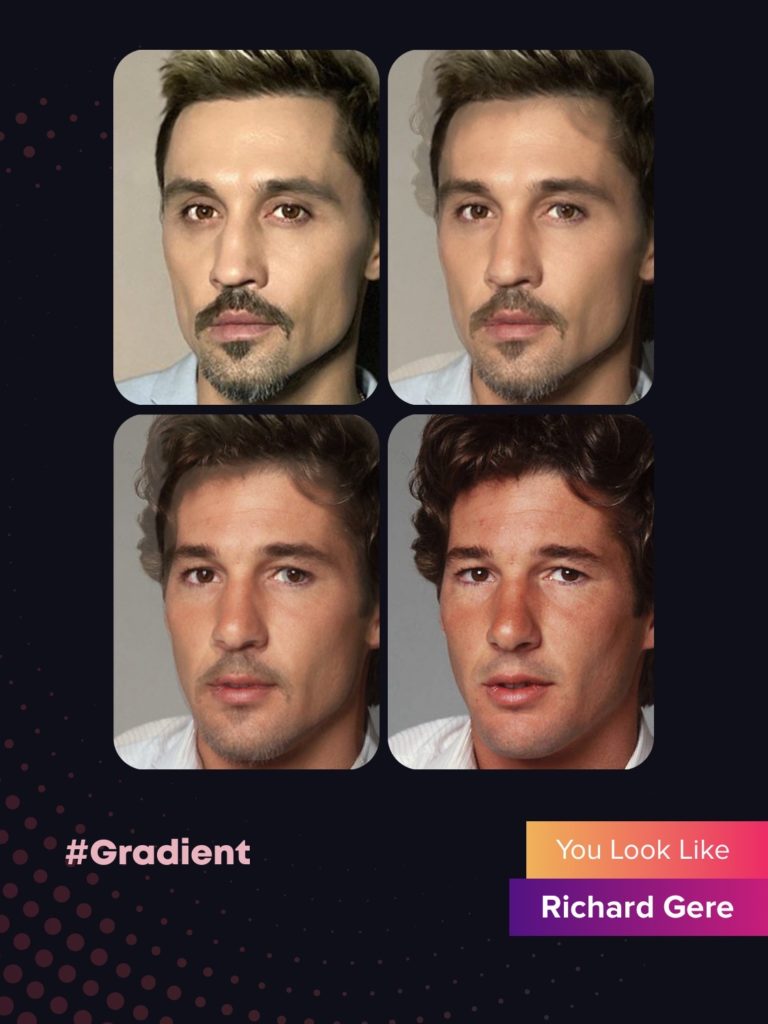 #Gradient: на кого из Голливуда похожи звезды? 