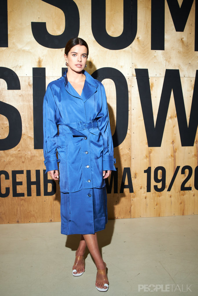 Баста, Дина Немцова и Илья Колунов на TSUM Fashion Show 