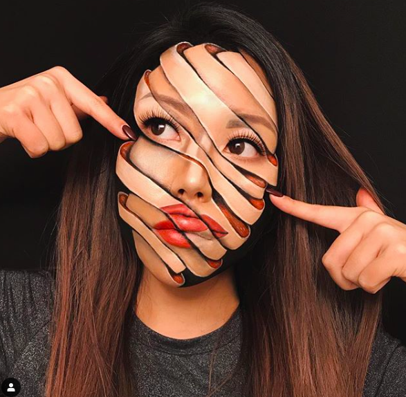 Королева мейкап-эпатажа Мими Чой: как разрезать лицо с помощью макияжа? 