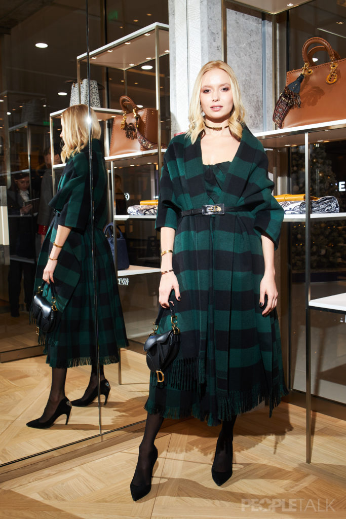 Аглая Тарасова и Анастасия Уколова на открытии нового бутика Dior 