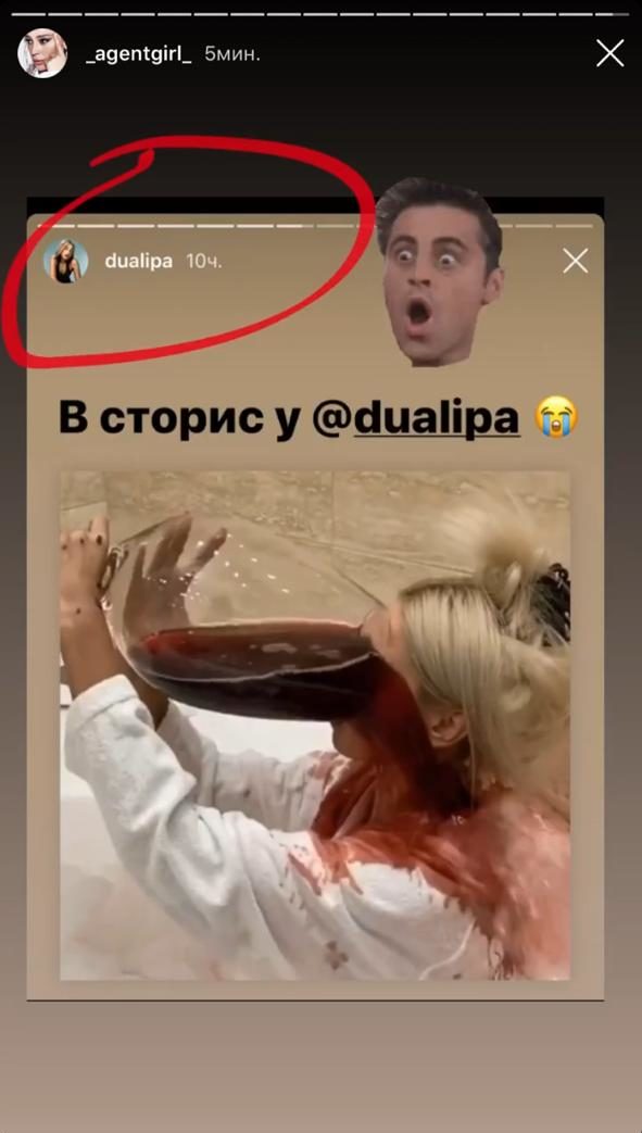 Настя Ивлеева появилась в Instagram Дуа Липы 