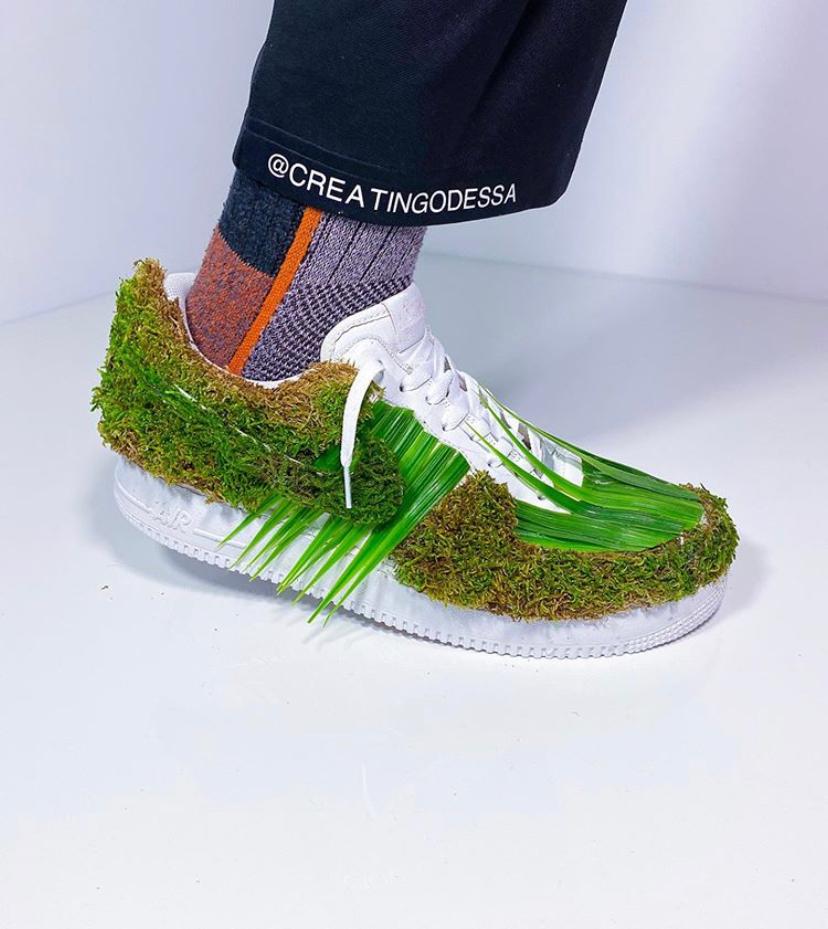 Instagram дня: дизайнер декорирует кроссовки спаржей и чайными пакетиками - PEOPLETALK 