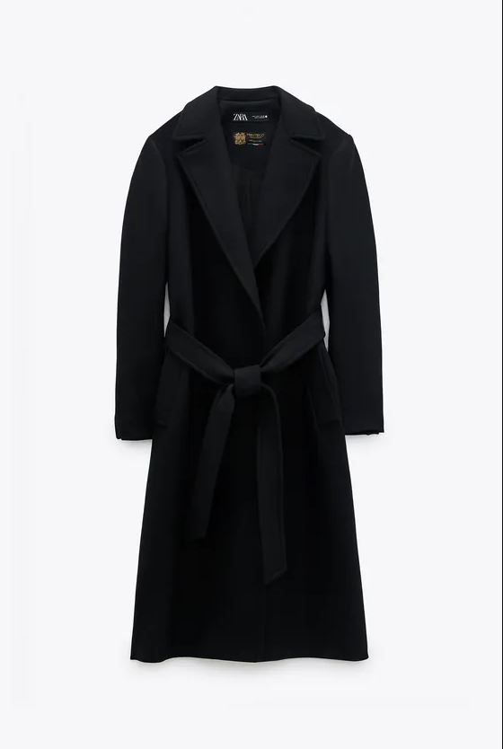 Где купить: идеальное чёрное пальто на осень 
