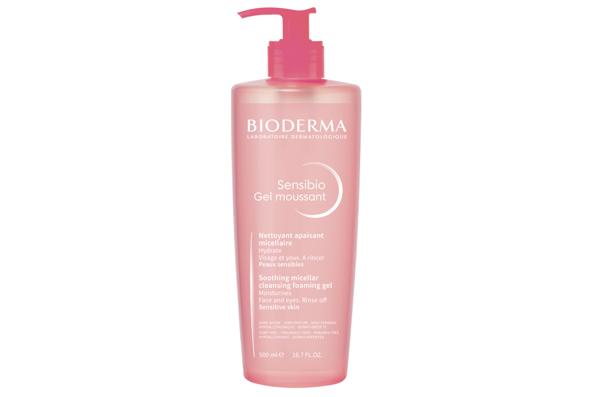 Очищающий мицеллярный гель для чувствительной кожи лица Bioderma Sensibio