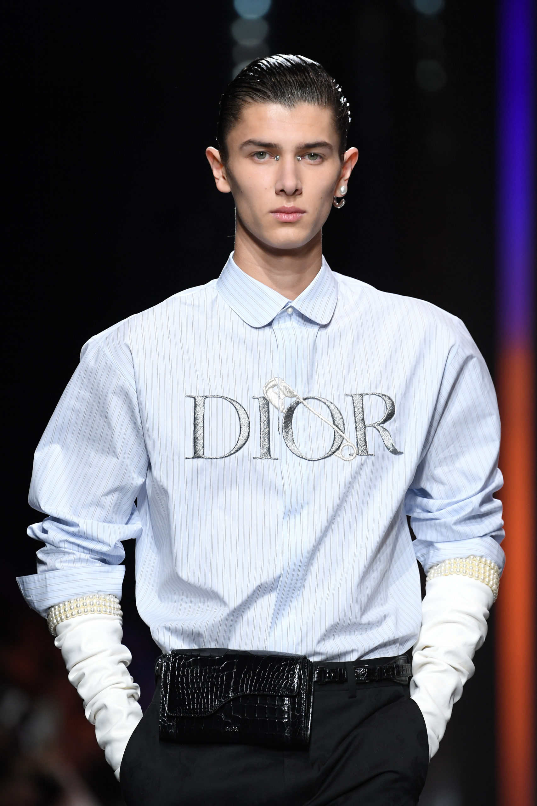 Николай на показе Dior Homme F/W 2020-2021