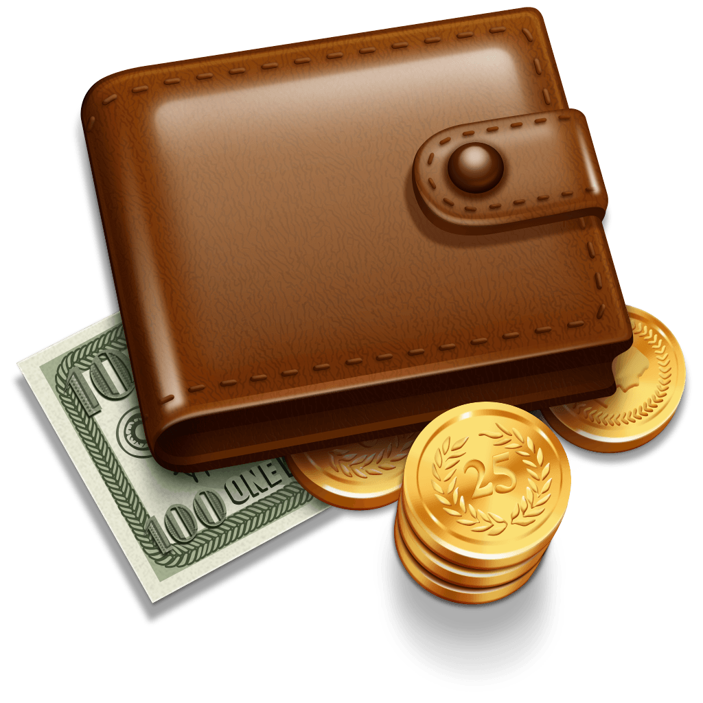 6 purse money png image