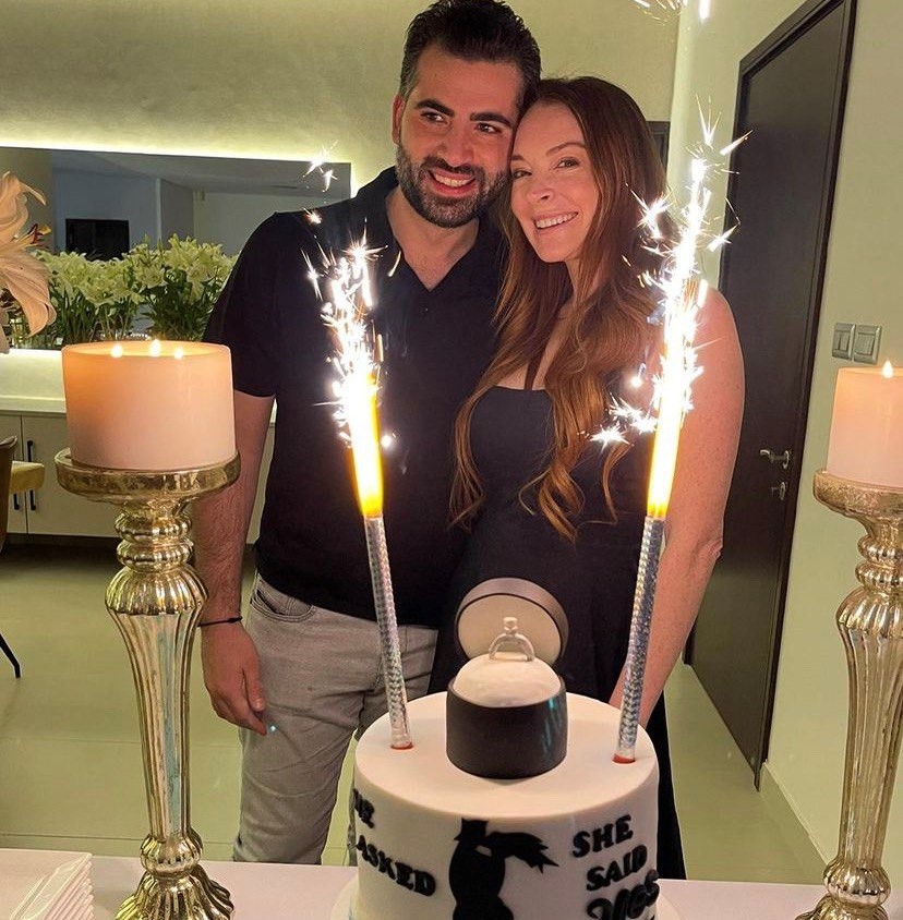 Lindsay Lohan and Bader Shammas made their first public appearance since their wedding.