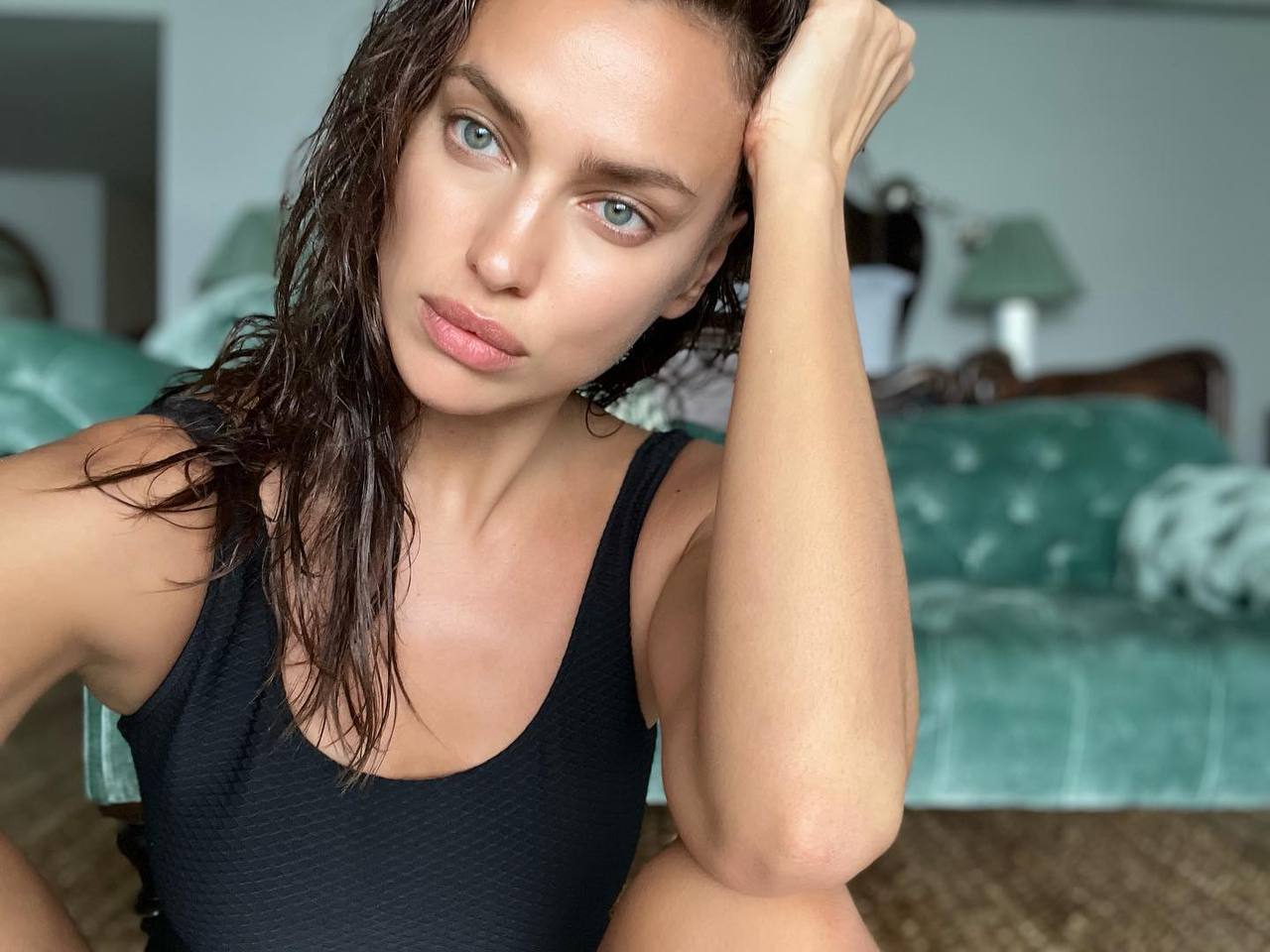 Irina Shayk photographed in Kanye West’s arms