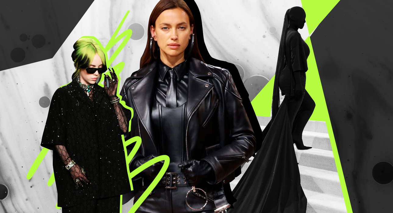 Black suits them: 40 of the most eye-catching total black images of stars