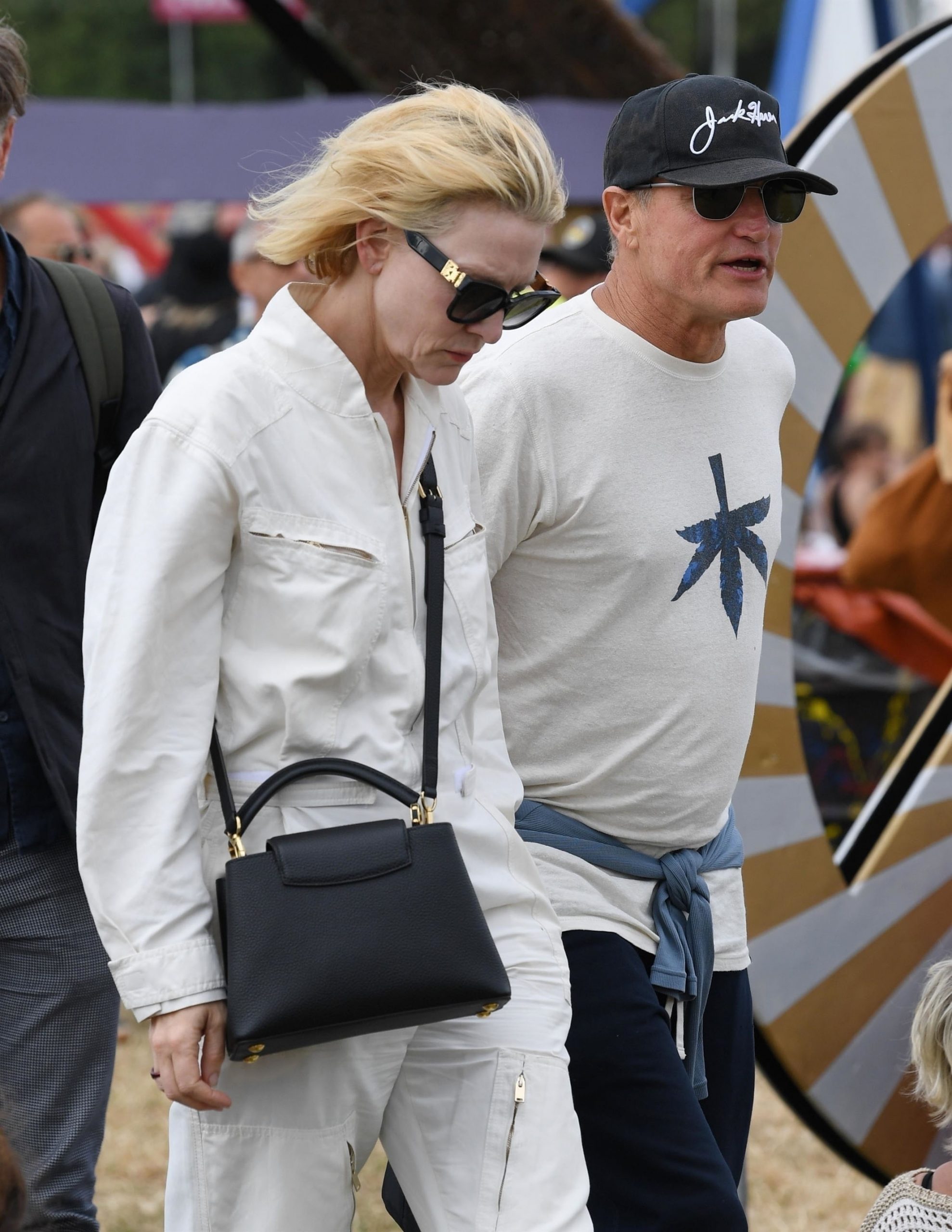 The unexpected couple: Cate Blanchett and Woody Harrelson appeared together at a music festival