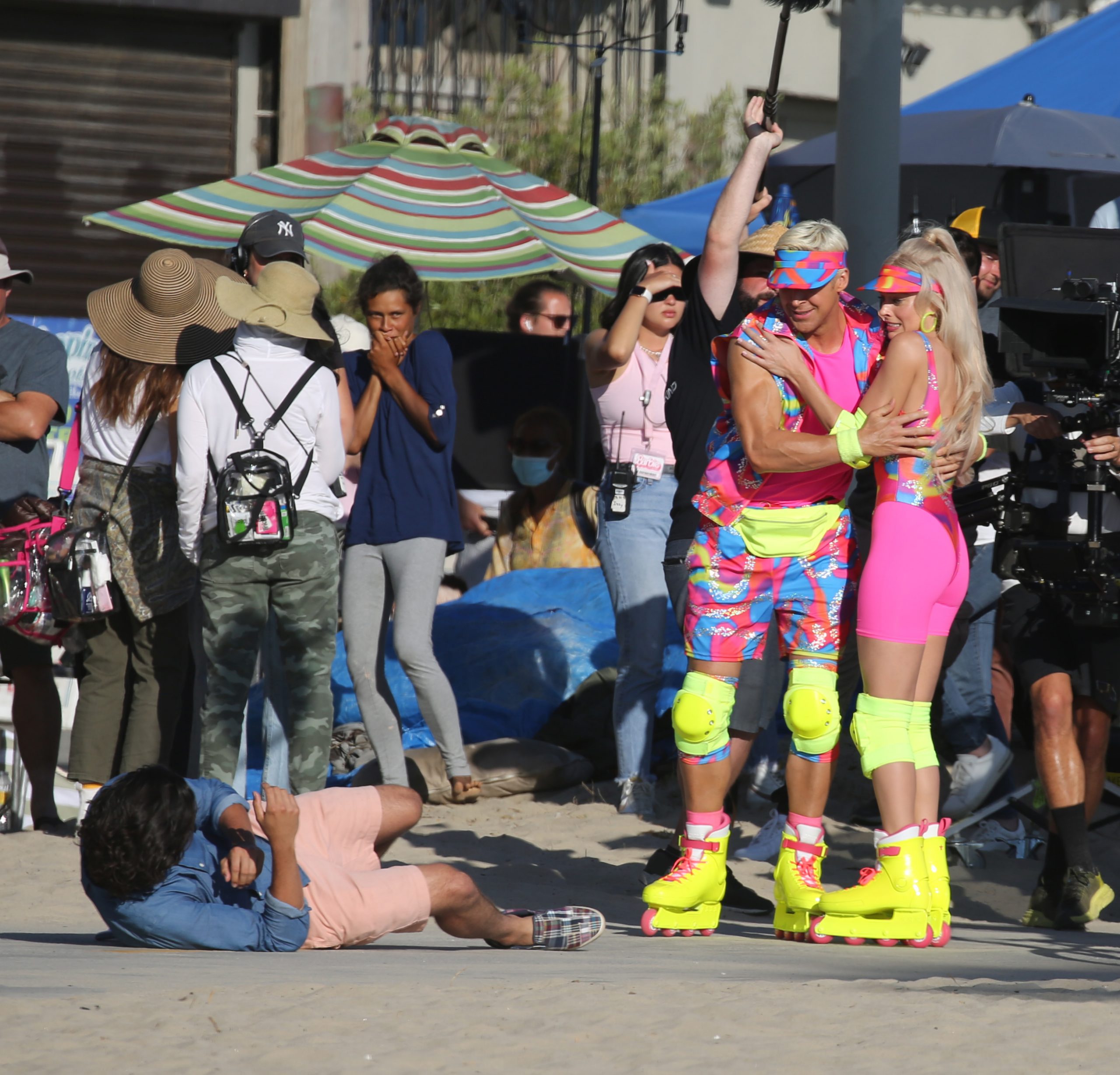 Margot Robbie slapped an actress on the set of Barbie