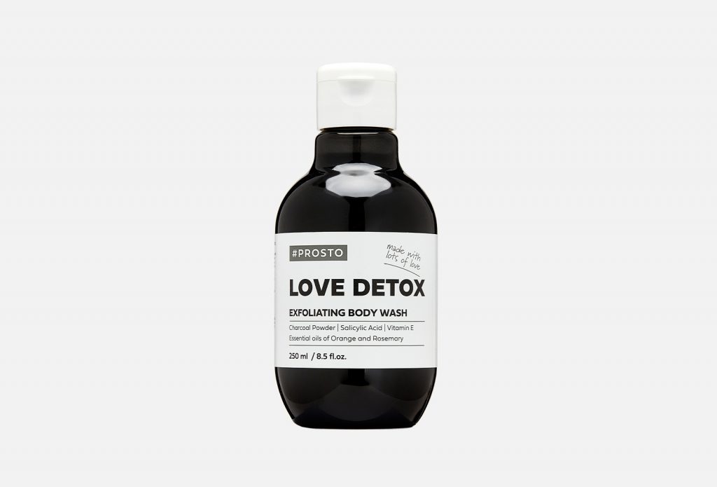 Отшелушивающий гель для душа Love Detox, Prosto Cosmetics, 899 р.