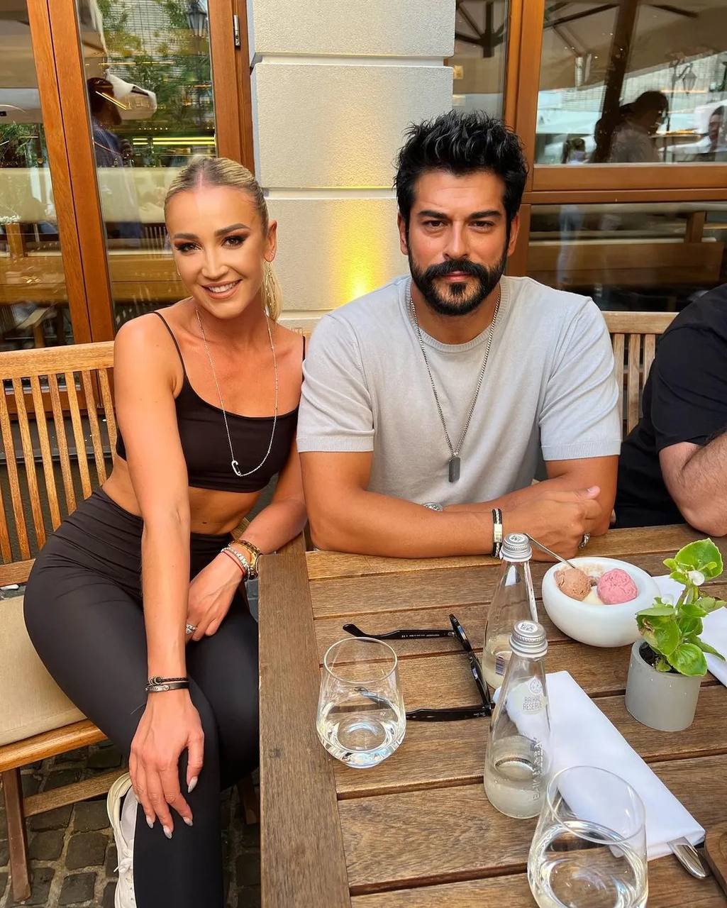Olga Buzova shared a photo with the star of the “Magnificent Century”.