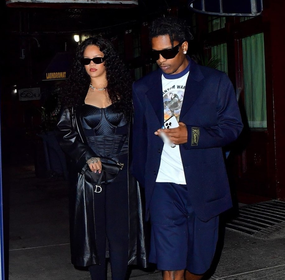 Exactly: paparazzi photographed Rihanna and A$AP Rocky with a boy