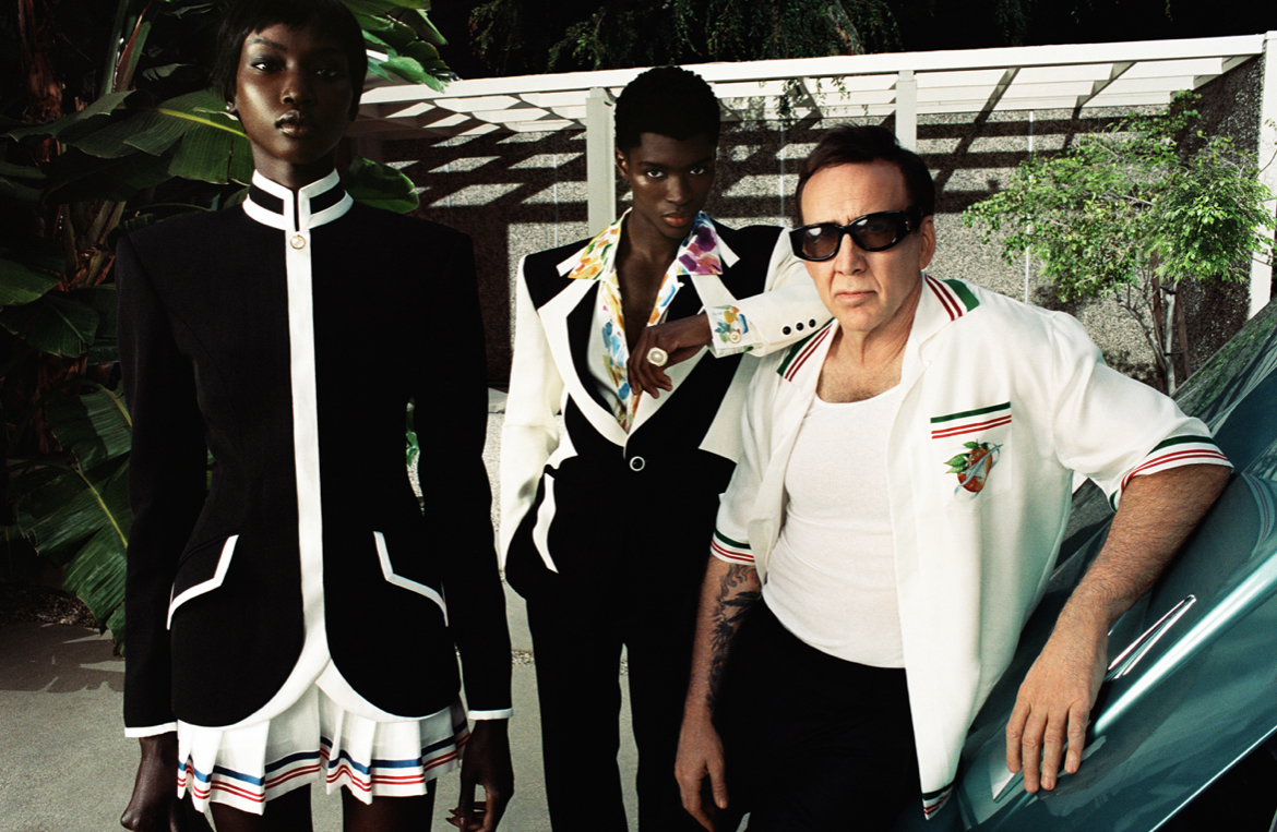 Nicolas Cage becomes ambassador for the Casablanca ad campaign, showing who your dad is here